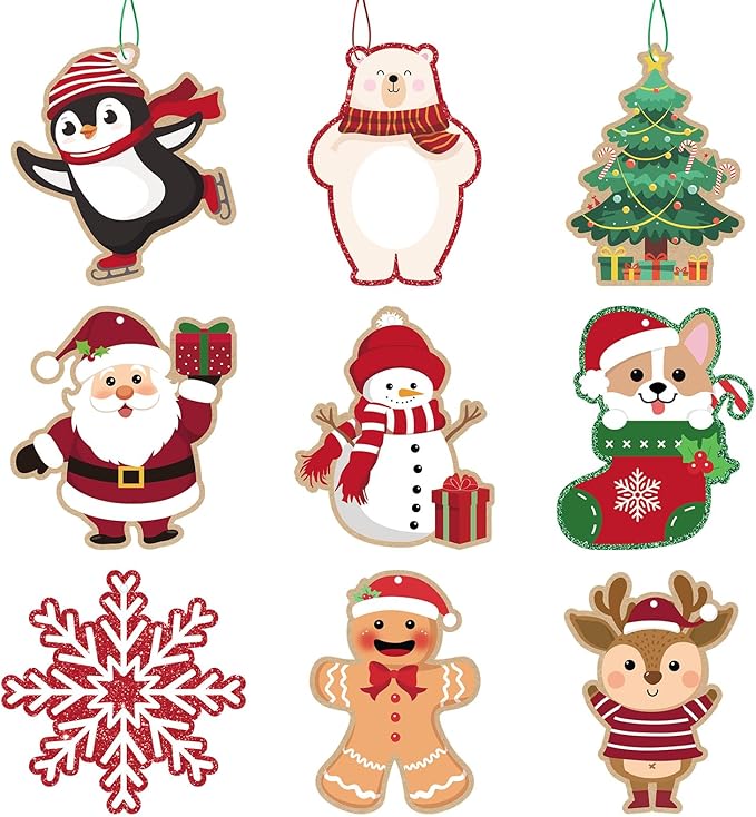 Glitter Printed Xmas Gift Labels - Image 8