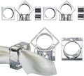 Crystal Napkin Holder Rings Square Design Christmas Decorations by DONOUCLS
