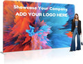 Custom Stand Backdrop with Aluminum Stand, 7.5x10ft Commercial Tension Fabric by POKIFURNUS
