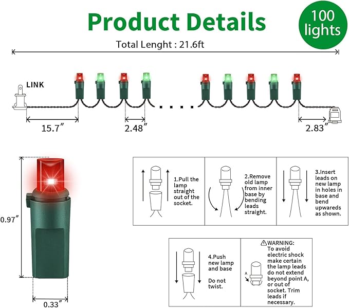 100 Count Red and Green - Image 4