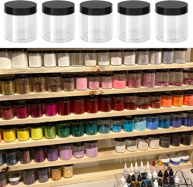 48 Packs 6 OZ Transparent Plastic Jars - Image 5