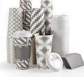 LITOPAK 100 Pack 20 oz Paper Coffee Cups by LITOPAK