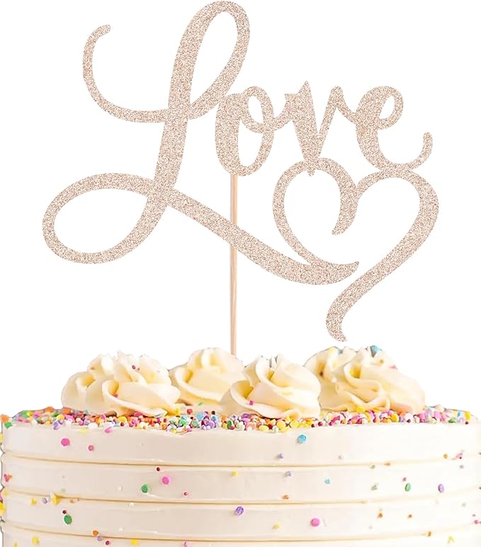 Love Cake Topper by AHAORAYCakeTopper