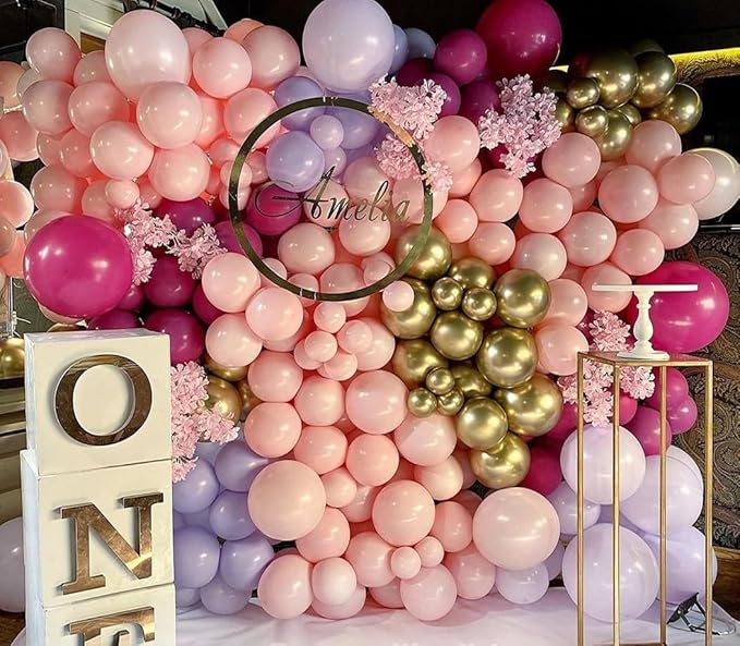 Pink and Purple Balloon Set - Image 4