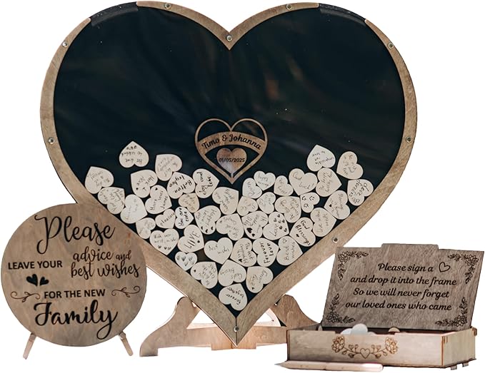 Rustic Wedding Guest Book by Handmade