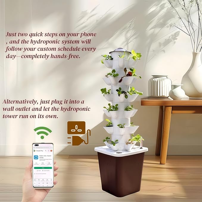 Hydroponics Growing System kit, Vertical hydroponic Garden ，Outdoor Indoor - Image 6
