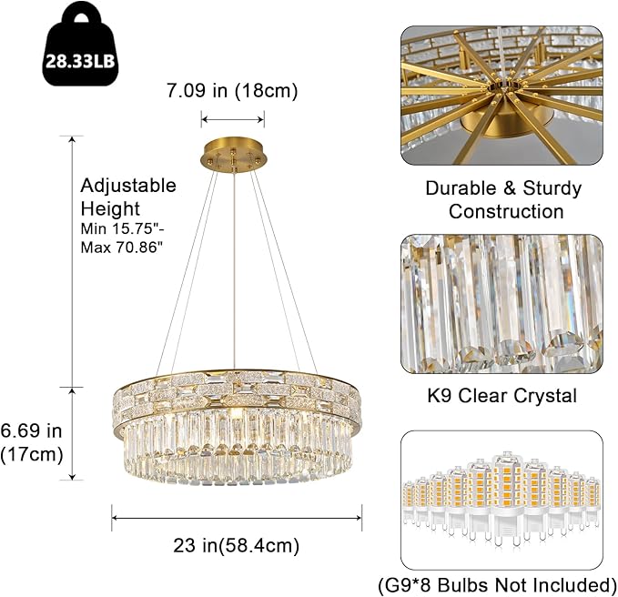 Crystal Chandeliers, Modern Chandelier - Image 2