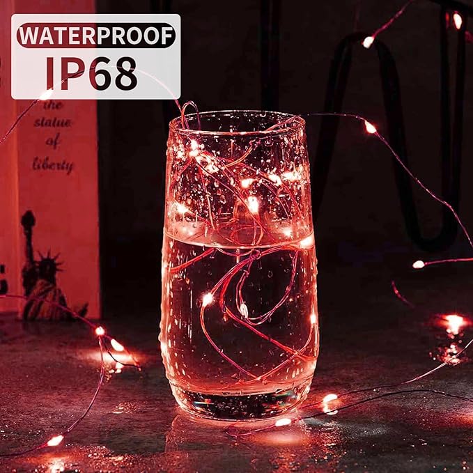 Aogist Led Fairy Lights 3 Modes Battery Operated String Lights Waterproof - Image 4