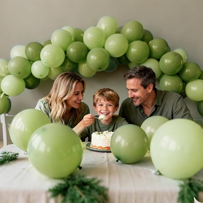 110pcs Olive Green Balloon 12 Inch, Olive Green Latex Balloons - Image 6