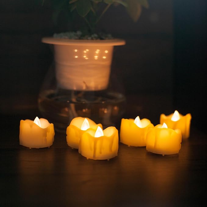 CANDLE CHOICE Battery Operated Flameless Votive Candles - Image 2