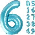 2026 number balloon pearlescent blue by Upgesy