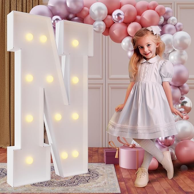 imprsv 4FT Marquee Light Up Letters by Letsmakeitimpressive