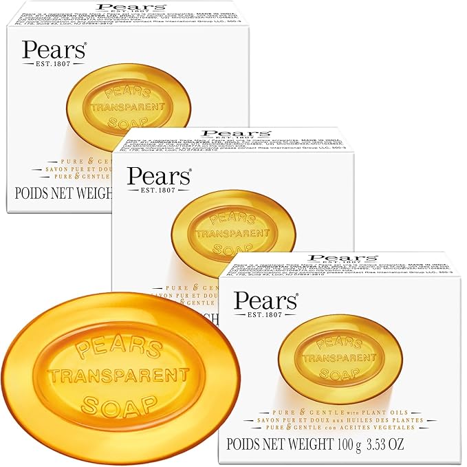Pears Glycerin Soap, Transparent Amber by Pears