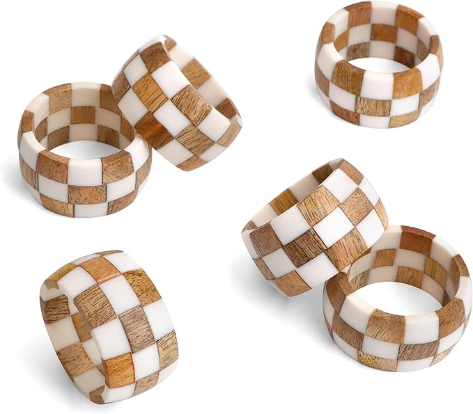 Rustic Napkin Rings Setof 12 - Image 5