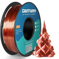 GIANTARM 3D Printer Filament, Silk Copper Pla Filament, 1Kg Spool, 1.75mm by GIANTARM