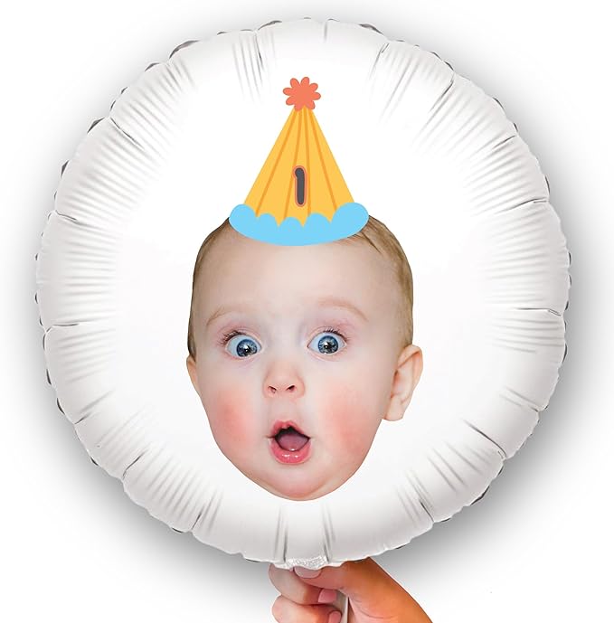 Big Dot of Happiness Personalized Party Time Happy Birthday Colorful Cone Hat by BigDotofHappiness