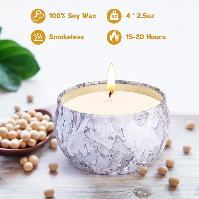 Candles - Scented Candles Gift Set - Image 3