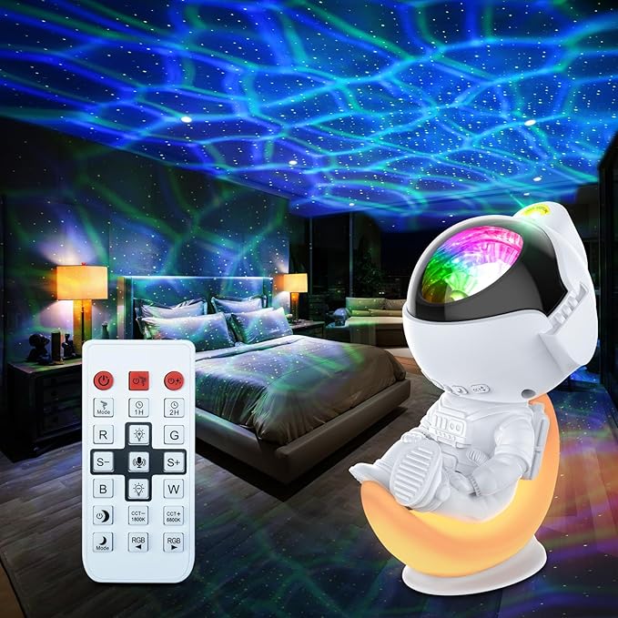 Rossetta Astronaut Galaxy Projector Night Light by Rossetta