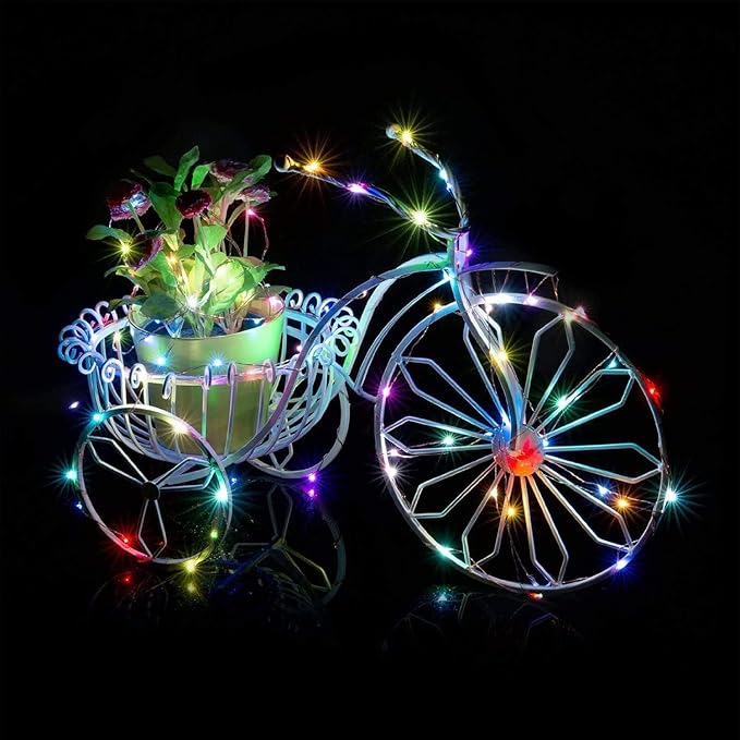 ZNYCYE 10 Pack 10ft 30 LED Mason Jar String Lights 8 Modes - Image 7