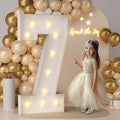 JoyMuse 4FT Marquee Numbers for Birthday Decorations Big 4FT Numbers by Unknown