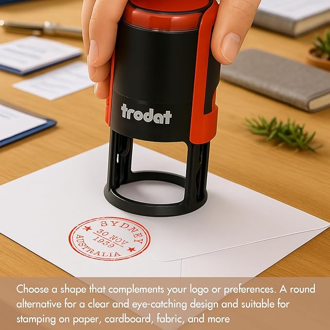 Custom Logo Stamps Self Inking, Customized Address Name Stamp, Personalized - Image 3