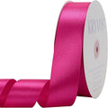 Rose Red Satin Ribbon 1-1/2 inch X Continuous 100 Yards, Single Face Polyester by Kryvusribbon