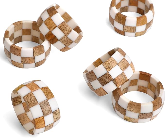 Rustic Napkin Rings Setof 12 - Image 8