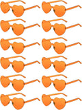 12 Pairs Heart Shaped Sunglasses by AGGKKY
