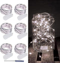 LAMPHOME 6 Pack Fairy Lights Battery Operated String Lights 6.6ft 20 Led Mason by ULL