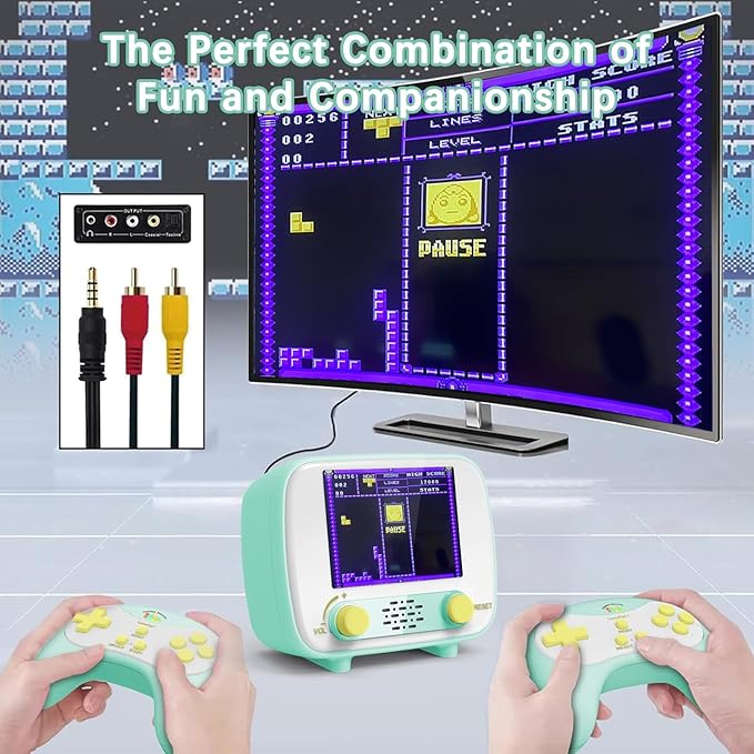 Handheld Game Console, Retro Mini Arcade Machine, 2.8 Inches, Supports - Image 3