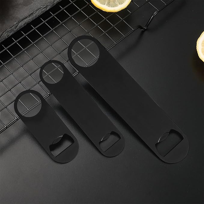 100 Pack Flat Beer Bottle Opener 5 inch Stainless Steel Flat Bottle Opener - Image 6