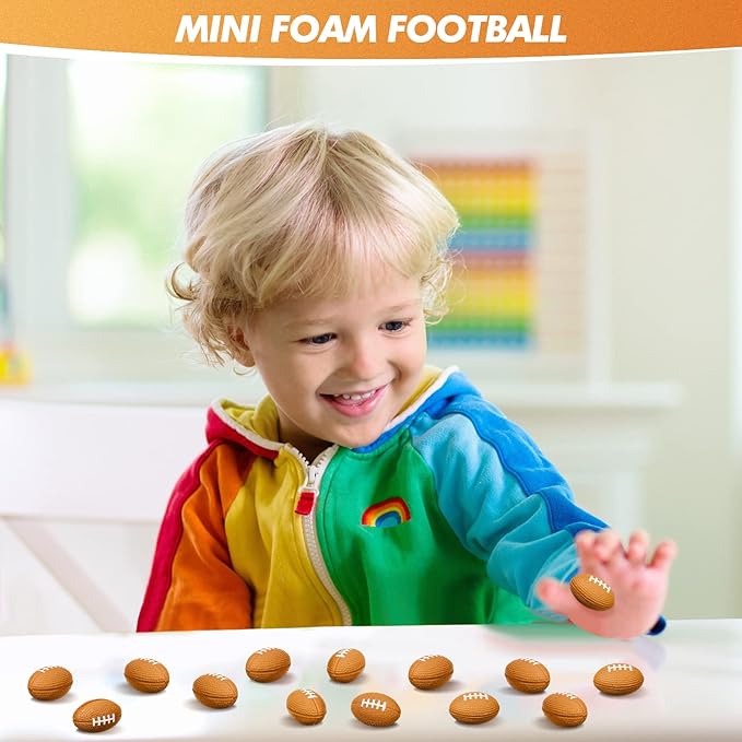 Jerify 120 Packs Mini Football Stress Ball, 1.46 Inch, PU Foam, Suitable - Image 6