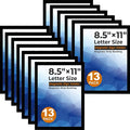 13 Pcs Magnetic Signs Holder, for 8.5" x 11" Letter, Self-Adhesive Magnetic by Seencool
