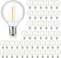 50 Pack G40 LED Replacement Bulbs by GvvooHome