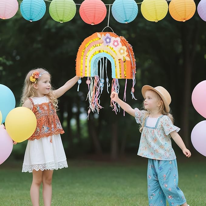 WERNNSAI Foldable Rainbow Pinata - Image 6