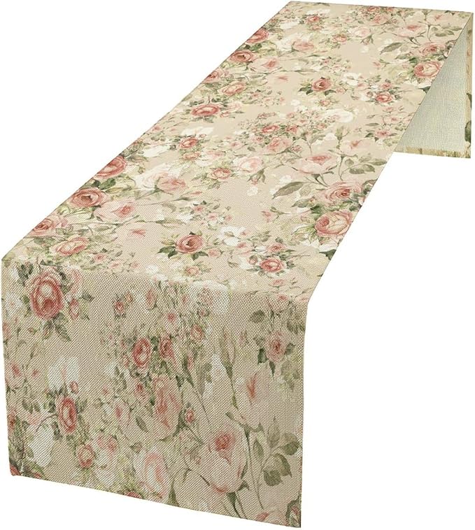 Lovely Rose Table Runner, 13in（33cm） W * 36in（92cm） L - Image 8