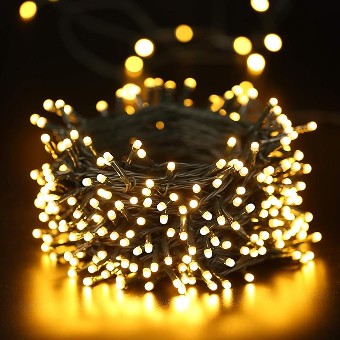 Toodour Solar Christmas Lights, 121ft 350 LED 8 Modes Outdoor Christmas String - Image 2