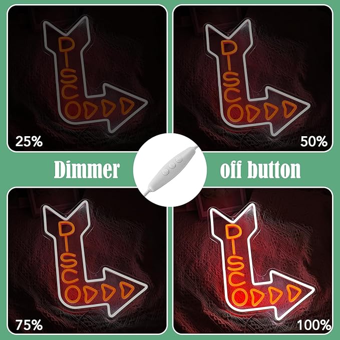LED Disco Neon Sign Disco Guide Neon Light - Image 4