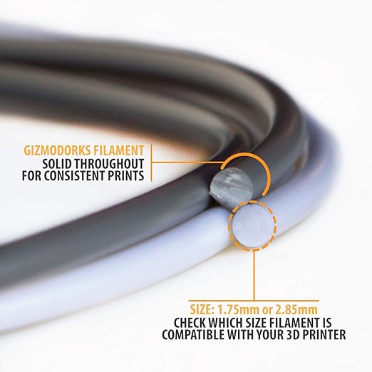 Gizmo Dorks 3mm ABS Filament 1kg / 2.2lb - Image 8