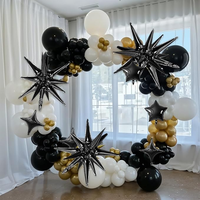 Black Star Balloon - Image 3