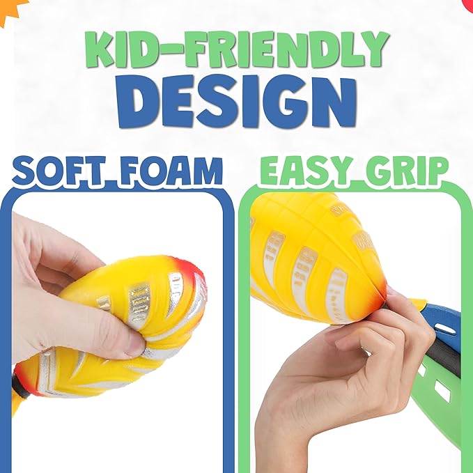 12 Pack Flying Foam Foam Missile Footballs - Image 3