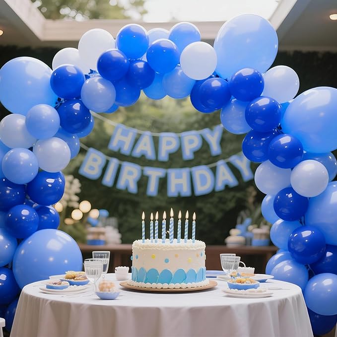 KAWKALSH Dark Blue Balloon 12 Inch - Image 7