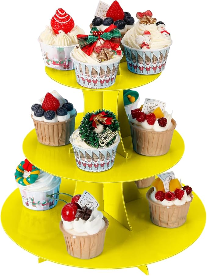 3-Tier Cupcake Stand, Cake Stand holder, Tiered DIY Cupcake Stand Tower - Image 2