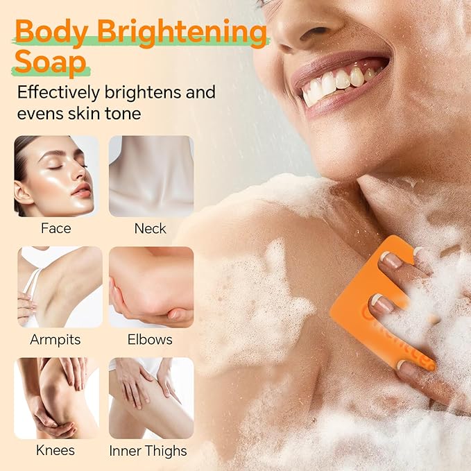 Kojic Acid and Turmeric Soap for Dark Spots Remover, Brightening, - Image 4