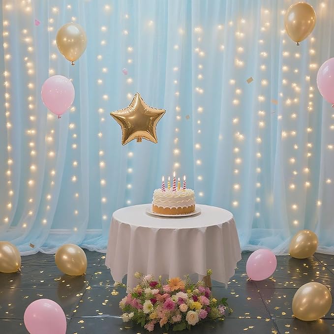 10×8ft Tulle Backdrop Curtains - Image 6