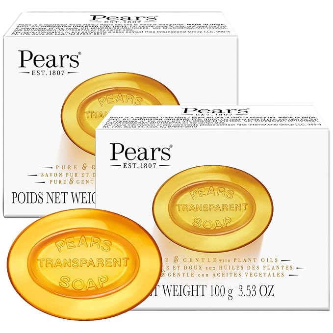 Pears Glycerin Soap, Transparent Amber by Pears
