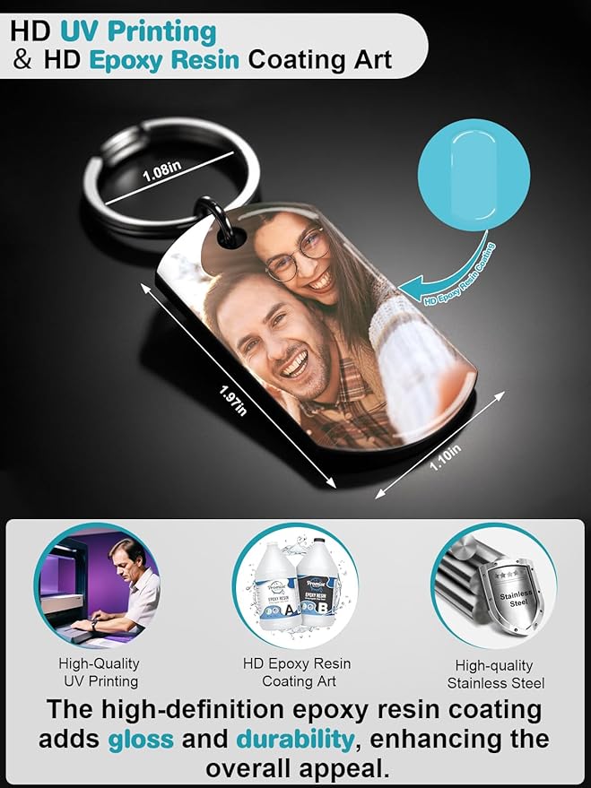 Custom Keychain with Picture - Image 2
