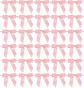 AIMUDI Baby Pink Satin Ribbon Twist Tie Bows 2.5" Light Pink Pretied Bows by AIMUDI