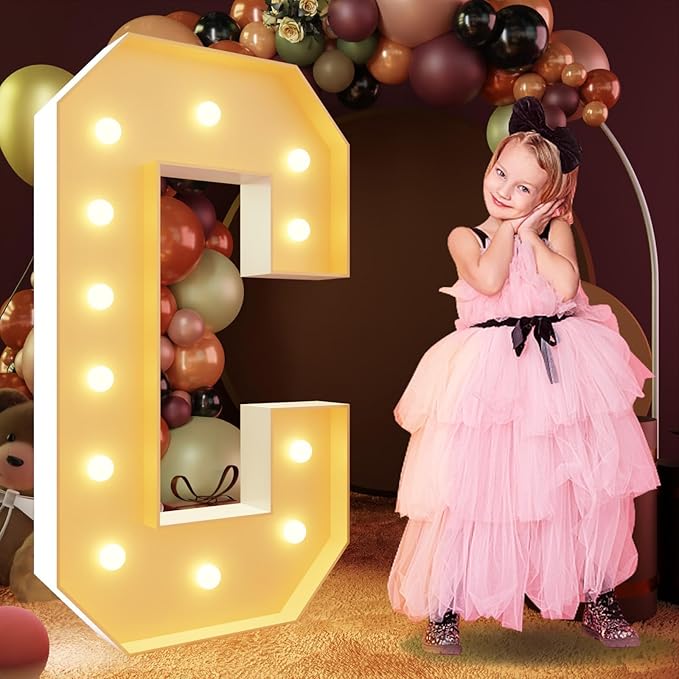 iMPRSV 4FT Light Up Letters by Letsmakeitimpressive