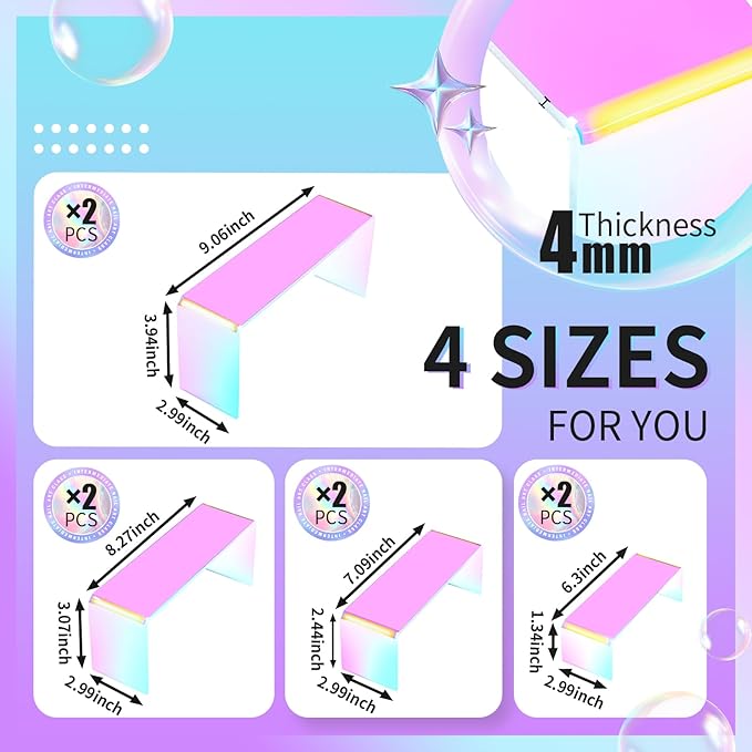 Iridescent Acrylic Display Risers - Image 3